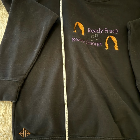 Harry Potter Weasley twins goblet of fire embroidered sweater - Picture 4 of 5